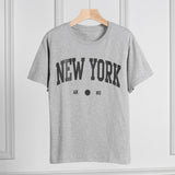 York T-shirt Women 2022 Summer Cotton Casual Vintage Tshirt Tees Femme Rock n Roll Streetwear T-shirts