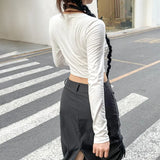 Vintage Star Print Long Sleeve TeeOutfit