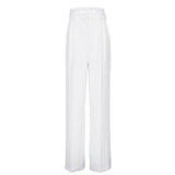 Zingj Spring 2023 New Commuter High Waist Loose Klein Blue Casual Pants And Women's Trousers-Outfit