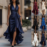 New Fashion British Suit Collar Lattice Short Hair