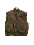 Fashion Street Down Vest Women Wear Winter New Light Letter Embroidery Double-Sided Wear Students Warm Vest Tide-Outfit