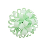 3inch New Design Beauty Grosgrain Ribbon Flower With Elastic Rope Floral Hair Bands Kids Accessories