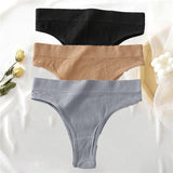 New Seamless Women's Panties Set High Waisted Thongs Woman Comfortable Women's Cotton Briefs Sexy Underpants For