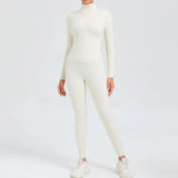 Zingj Long Sleeve Yoga Suit High Intensity Fitness Exercise Tiset 10041-Outfit