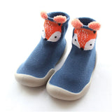 Boys Girls Toddlers Moccasins Non-Skid Indoor Kids Floor Slipper Children Animal Breathable Cotton Knitted Shoes Ideal