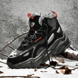 Winter Keep Warm Running Shoes Men Comfortable Trendy Sport Shoes Non-Slip Plush Sneakers Male Walking cotton-padd