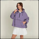 Women's 2025 New Three-Proof Fabric Hooded Multi-Color Jacket Jacket
