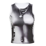 Summer Fashion Trend Women's New Hanging Neck Repair Body Bumping Small