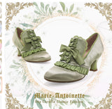 Bow Pink Fashion Single Shoes Lolita Lace Girl Cute Soft Sister Jk High