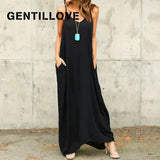 Long Dress 2021 Summer Women Strap Beach Dress Casual Irregular Oversized Loose Floor Dress Beach Travel