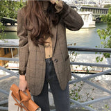 Spring And Summer New Korean Suit Slim Full-Sleeved Suit Women's Jacket Leisure Fashion Business