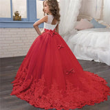 Girl Princess Dress Christmas Dress Girl Party Gown Backless Kids Girls Prom Party Dress New Year Children's