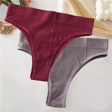 Seamless High Waisted Thongs Woman Sexy Women's Panties Comfortable Briefs Intimates Sexy Lingerie T-Back Pantys