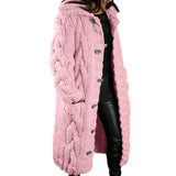 Neck Women's Oversized Sweater Coat Fashion