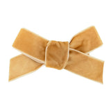 Velvet Hair Bows For Girls Solid Knot Hair Clips Baby Boutique Hairgrip Handmade Barrettes Headwear Hair Accessories