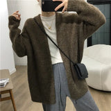 Breeze Gentle Knitted Cardigan Loose 2024 Korean Version Of The New Autumn And Winter Sweater