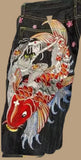 Style Fashion Brand KARAKURI Floating World Painted The Same Style Printed Men's Jeans Loose Straight Tube Wide-Legged
