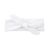 New Baby Nylon Headband Soft Rabbit Bowknot Turban Hair Bands for Children Girls Elastic Headwrap Hair