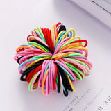 New Girls Candy Colors Nylon Basic Elastic Hair Bands Kids Rubber Bands Headband Scrunchie Fashion Hair