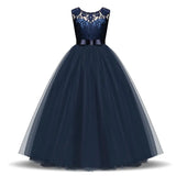 Unicorn Dress for Girls Flower Appliques Ball Gown Little Girl Princess Dresses Elegant Party Costumes Children