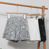 The Details Are Good, There Are Libu Lililiang Shorts High Waist Broad Leg Trousers Tight Waist Leisure Light Skin Hot Pants