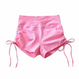 Zingj New Rope-Lifting Yoga Shorts Summer Women's Bodybuilding Pants High-Waist Leisure Sports Pants