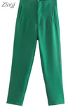 Women Pants High waist Pants Black White Pink Casual Trousers Woman Summer Fashion Trouser Funky Streetwear