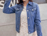 Jacket and Coats for Women 2019 Autumn Candy Color Casual Short Denim Jacket Chaqueta Mujer Casaco Jaqueta