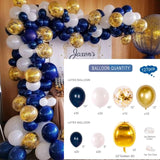 Silver Macaron Birthday Balloon Garland Arch Kit Party Foil Metal Balon Weding Baby Shower Birthday Party Decor Kids