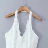 Autumn Women's Lace Embroidery Hanging Neck Repair