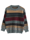 Oversize Jacquard Knit Jumper