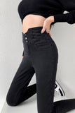 Stretch Jeans Women 2022 Push Up Sexy Retro High Waist Skinny Mom Pants Korean Fashion Denim Trousers Femme Spring