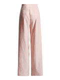 French Fashion Casual Suit 2025 New T-Shirt With Waist-High-Rise Folding Leg Trousers Two-Piece