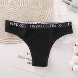 Cotton Women's Panties Letter Waist Underwear Female Underpants Comfortable Lady Low-Rise Panty Female Lingerie