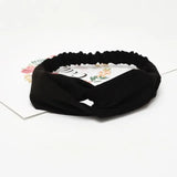 Headband Cross Top Knot Elastic Hair Bands Soft Solid Color Girls Hairband Hair Accessories Twisted Knotted
