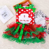 Party Princess Dress For Girl Red Sequins Bow Christmas Vestido Natal Baby Girl Clothes Santa Claus Cosplay Costume For