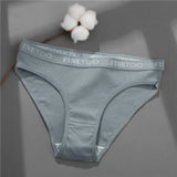 Women's Cotton Briefs Sexy Underwear Women's Panties Female Underpants Fashion Ladies Lingerie Solid Colors