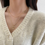 Square Shell NecklaceOutfit