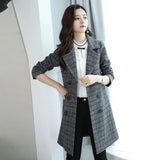Female Autumn Long Trench Coat Windbreaker For Women Woollen Overcoat Manteau Femme Wool Blends Coats Cloak Uk