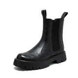 Zingj Size Men's Martens 45 British Wind Chelsea Men's Boots 46 Winter Cargo High-Top Leather Boots And Down
