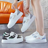 Zingj Ins Tide Base Small White Shoes Spring 2023 New Breathable Platform Women's Shoes Korean Fashion Student Board Shoes- Outfit