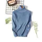 New Autumn and winter high collar sweater Slim Women Sweaters Long-sleeved Thick Turtleneck Sweaters Women
