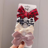 2021 New Leopard Print Hair Clips For Cute Girls BB Boutique Hairpins Bowknot Barrettes Headwear Kids Hair