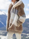 jacket 2021 long-sleeved new loose plush multicolor hooded jacket fall clothes for women jacket