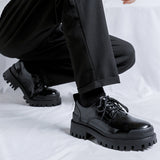 Zingj Shoes Men British Platform Casual Derby Shoes 2023 New Formal Wear Business Premium Sense