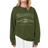 Round Neck Casual Long-sleeved Sweater-Outfit