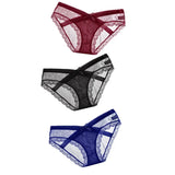 Women Lace Panties Seamless Panty Breathable Briefs For Women Hollow Out Low Waist Transparent Underwear Intimates