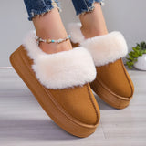 Snow Boots Wear The New Korean Winter 2024 Thick-Soled Velvet And Warm Indoor Cotton