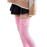 Zingj Style Knitting Socks Over The Knee Long Tube Long Pile Socks For