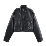 Women's Fashion Leisure And Leisure Long Sleeves Short Coat